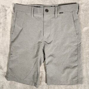 Hurley Shorts Men's 28 Gray Flex Fabric Dri Fit